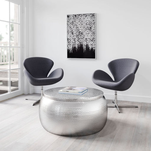 Zuo Solo Coffee Table Silver - Bed & Sofa Hub