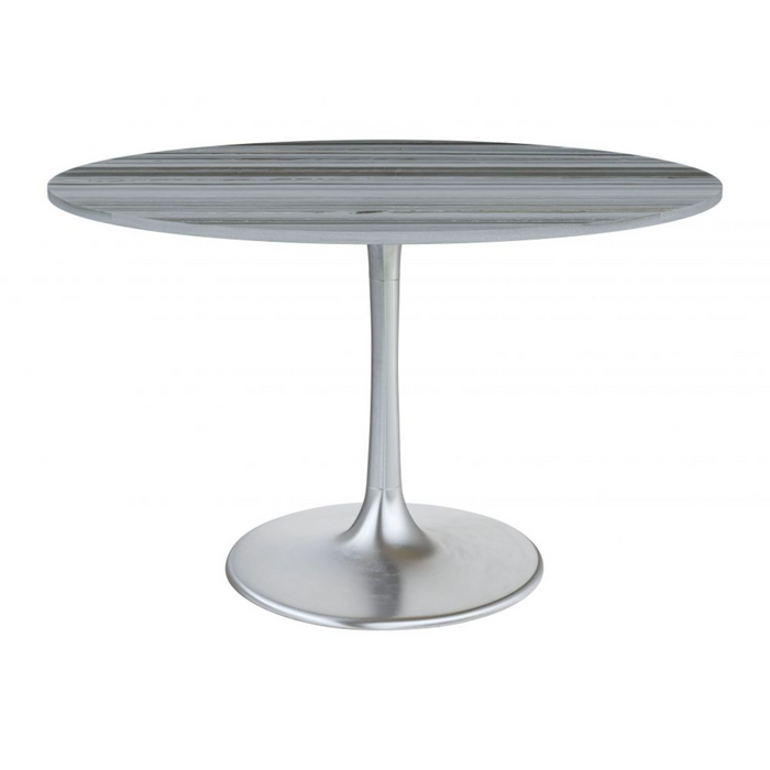 Zuo Star City Dining Table Gray & Silver - Bed & Sofa Hub