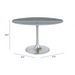 Zuo Star City Dining Table Gray & Silver - Bed & Sofa Hub