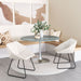 Zuo Star City Dining Table Gray & Silver - Bed & Sofa Hub