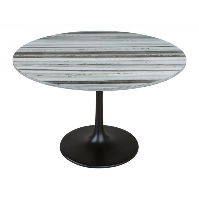 Zuo Central City Dining Table Gray & Black - Bed & Sofa Hub