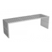 Zuo Tania Bench Silver - Bed & Sofa Hub
