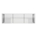 Zuo Tania Bench Silver - Bed & Sofa Hub