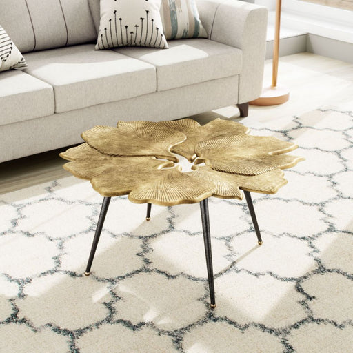 Zuo Gingko Coffee Table Antique Brass - Bed & Sofa Hub