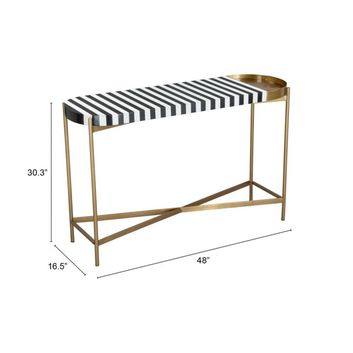 Zuo Saber Console Table Multicolor - Bed & Sofa Hub