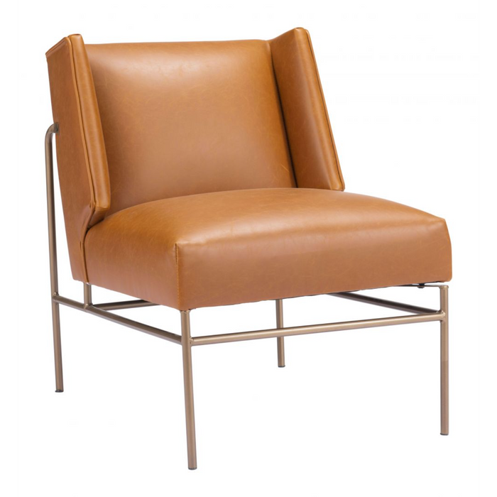 Zuo Atlanta Accent Chair Brown - Bed & Sofa Hub