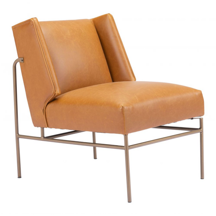 Zuo Atlanta Accent Chair Brown - Bed & Sofa Hub