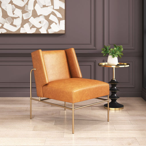 Zuo Atlanta Accent Chair Brown - Bed & Sofa Hub