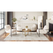 Zuo Chicago Accent Chair Ivory - Bed & Sofa Hub