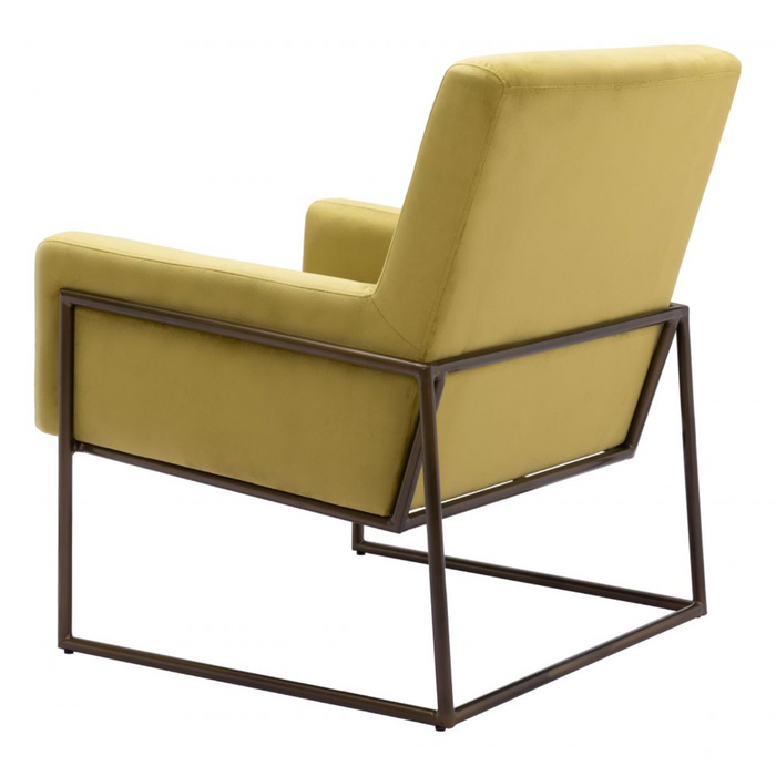 Zuo New York Accent Chair Olive Green - Bed & Sofa Hub