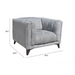 Zuo Punta Cana Armchair Leonardo Ash - Bed & Sofa Hub