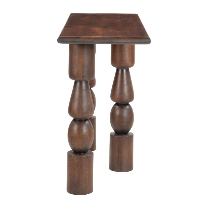 Zuo Split Console Table Brown - Bed & Sofa Hub