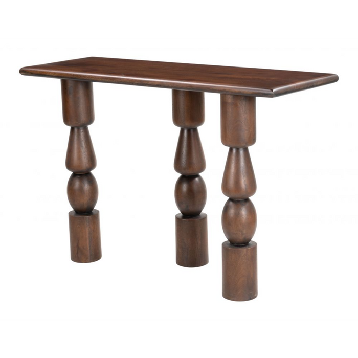 Zuo Split Console Table Brown - Bed & Sofa Hub
