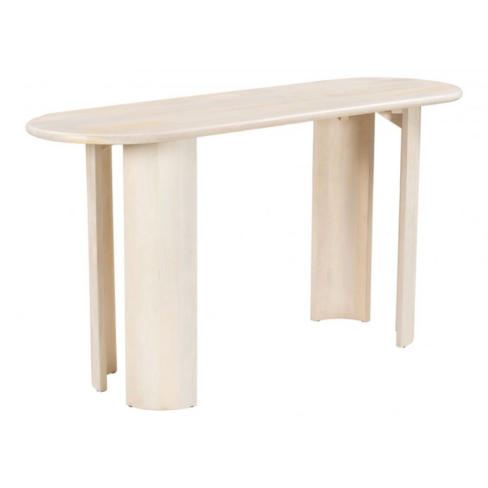 Zuo Risan Console Table Natural - Bed & Sofa Hub