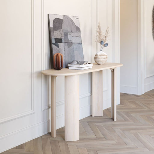Zuo Risan Console Table Natural - Bed & Sofa Hub