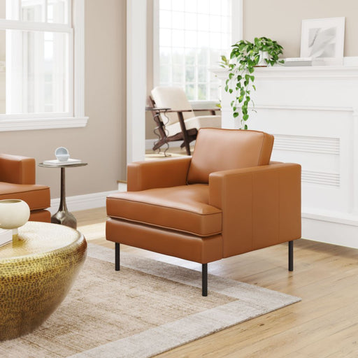 Zuo Decade Armchair Brown - Bed & Sofa Hub