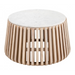 Zuo Cyprus Coffee Table White & Natural - Bed & Sofa Hub
