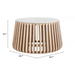 Zuo Cyprus Coffee Table White & Natural - Bed & Sofa Hub