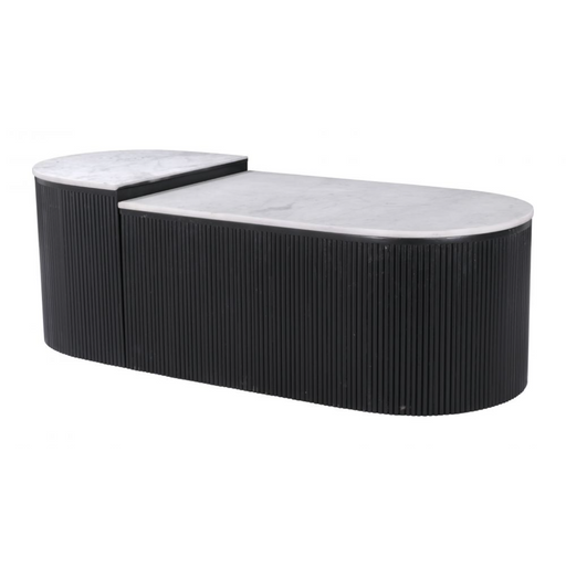 Zuo Ormara Coffee Table Set White & Black - Bed & Sofa Hub