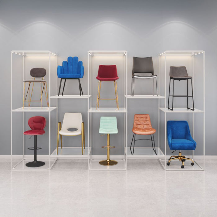 Zuo Chair Display Light Gray - Bed & Sofa Hub
