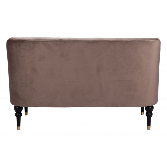Zuo Bintulu Loveseat Taupe - Bed & Sofa Hub
