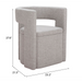 Zuo Papua Dining Chair Gray - Bed & Sofa Hub