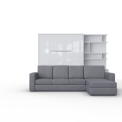 Maxima House Murphy Bed (Wall Bed With a Sofa and Bookcase) - Bed & Sofa Hub