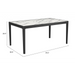 Zuo Tokai Dining Table White - Bed & Sofa Hub