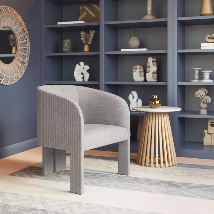 Zuo Hull Accent Chair Slate Gray - Bed & Sofa Hub