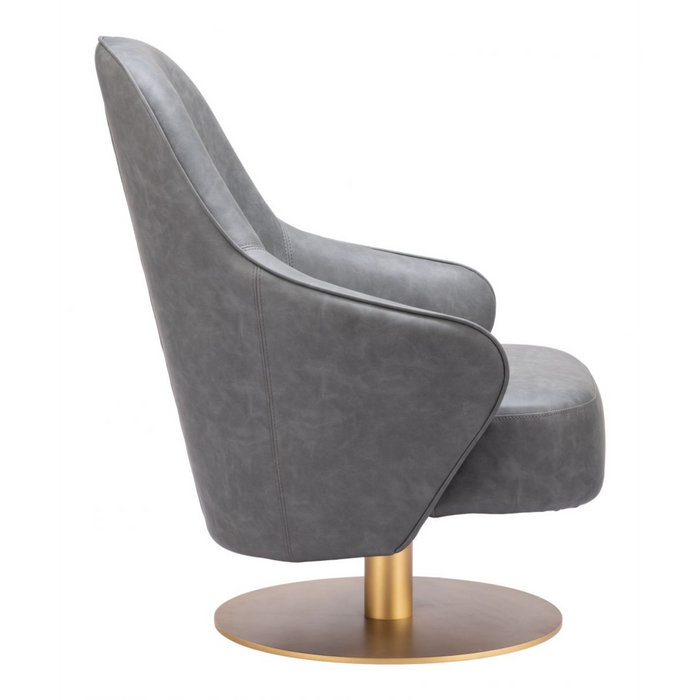 Zuo Withby Accent Chair Gray - Bed & Sofa Hub