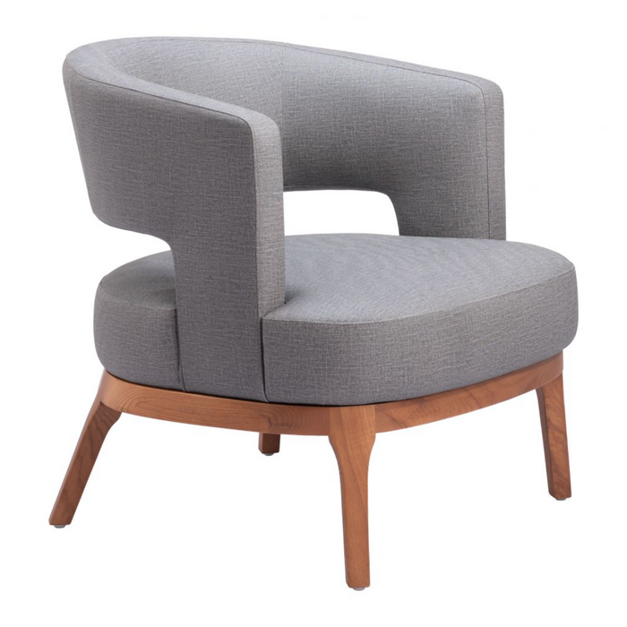 Zuo Penryn Accent Chair Slate Gray - Bed & Sofa Hub