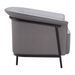 Zuo Burry Accent Chair Slate Gray - Bed & Sofa Hub