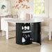 Zuo Izola Dining Table White & Black - Bed & Sofa Hub