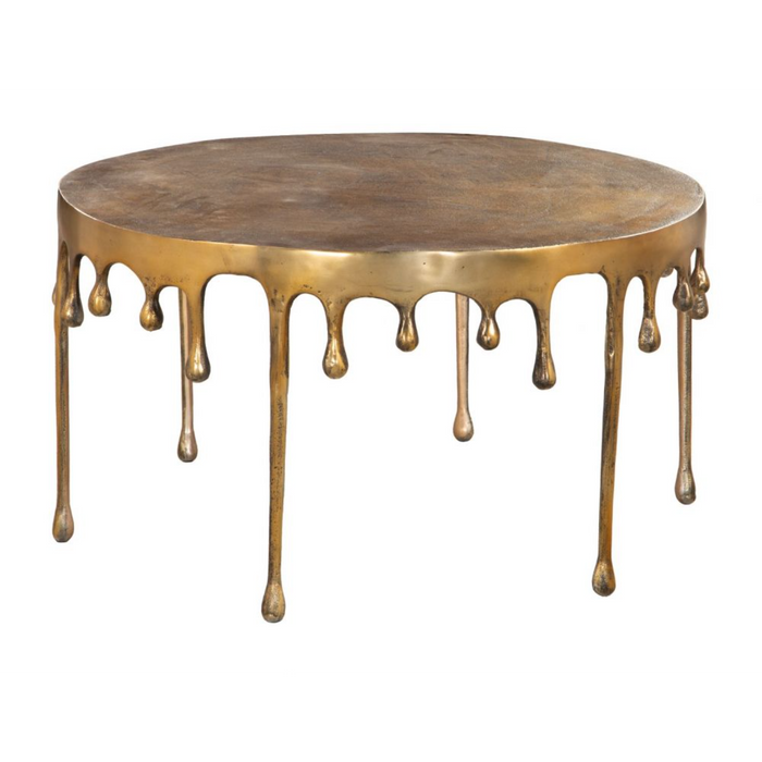 Zuo Drip Coffee Table Antique Brass - Bed & Sofa Hub