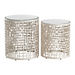 Zuo Reden Side Table Set Silver - Bed & Sofa Hub
