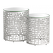 Zuo Reden Side Table Set Silver - Bed & Sofa Hub