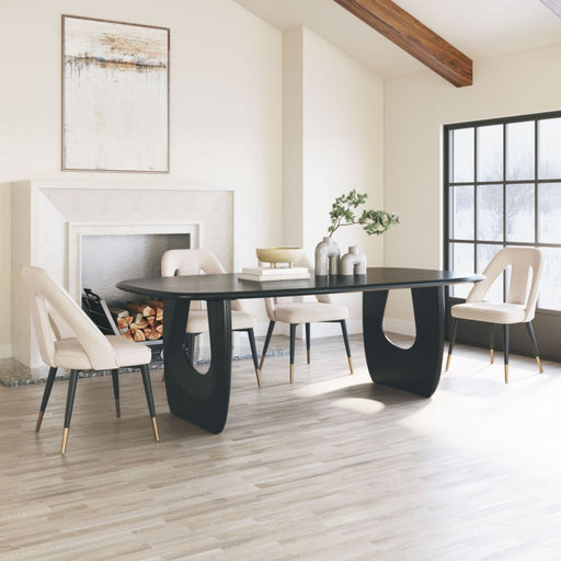 Zuo Arasan Dining Table Black - Bed & Sofa Hub