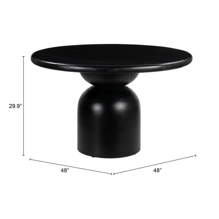 Zuo Hals Dining Table Black - Bed & Sofa Hub