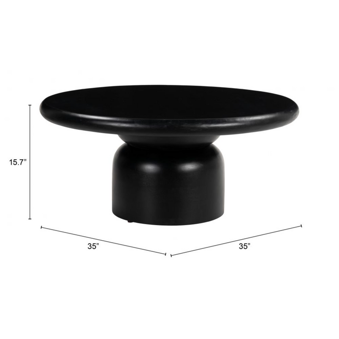 Zuo Hals Coffee Table Black - Bed & Sofa Hub