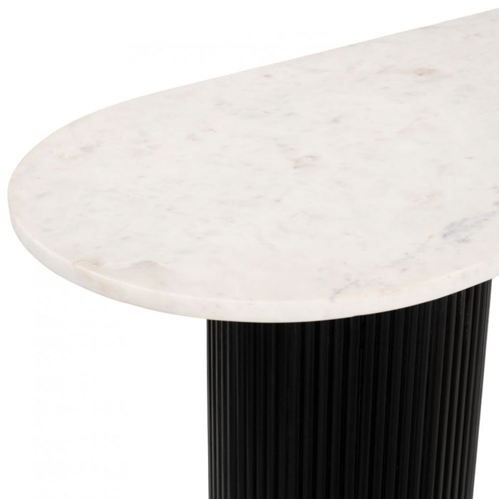 Zuo Izola Console Table White & Black - Bed & Sofa Hub