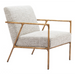 Zuo Norrebro Accent Chair Beige Frost - Bed & Sofa Hub