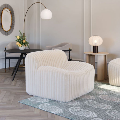 Zuo Osterbro Accent Chair Cream - Bed & Sofa Hub