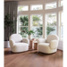 Zuo Pilka Swivel Chair White - Bed & Sofa Hub