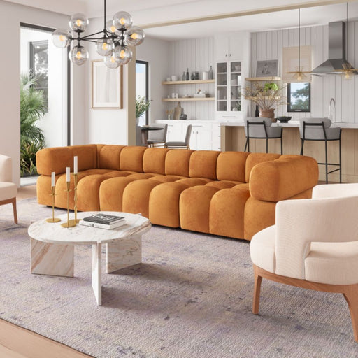 Zuo Rist Corner Chair Brown - Bed & Sofa Hub