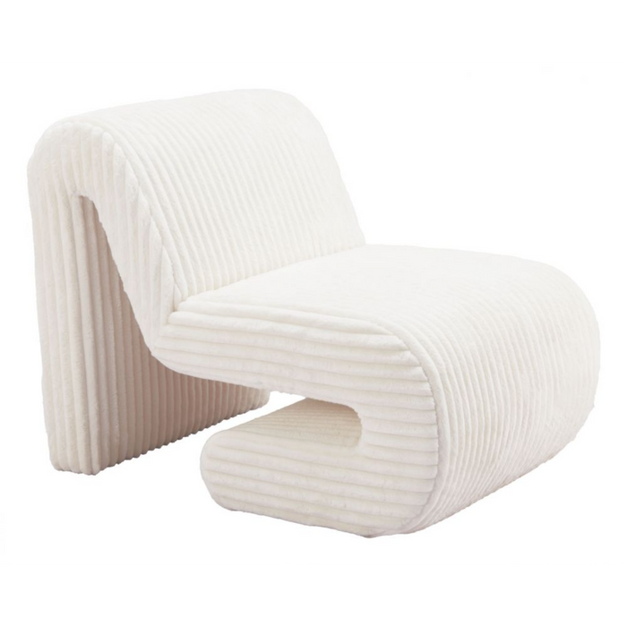 Zuo Opam Accent Chair White - Bed & Sofa Hub