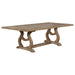 Coaster Brockway 7-piece Extension Leaf Dining Room Set Barley Brown - Bed & Sofa Hub