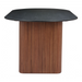 Zuo Lassig Dining Table Black & Walnut - Bed & Sofa Hub
