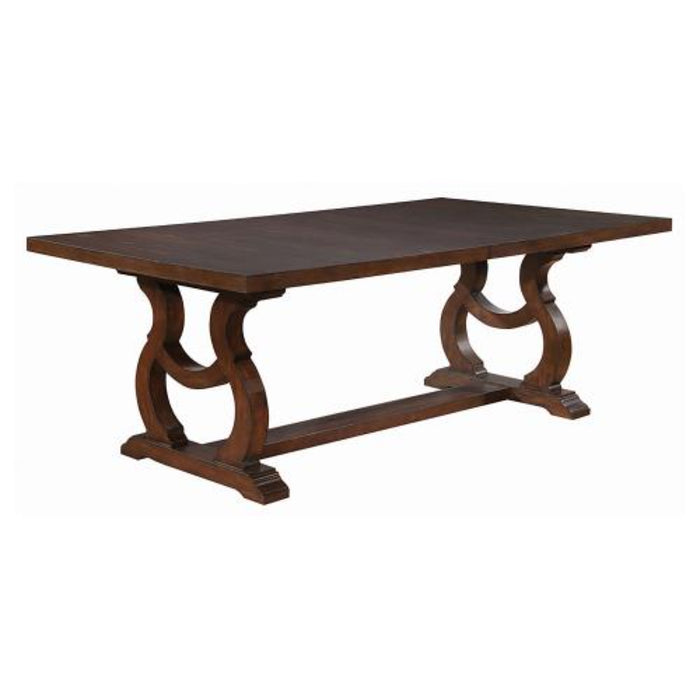 Coaster Brockway 7-piece Extension Leaf Dining Room Set Antique Java - Bed & Sofa Hub