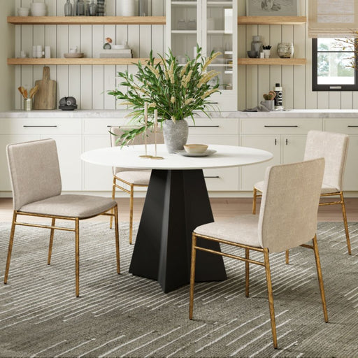 Zuo Izar Dining Table White - Bed & Sofa Hub