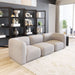 Zuo Biak Corner Chair Gray - Bed & Sofa Hub